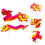 Mlins 5 Sets Drachen Bastelset Latte Papier Diy Kinder 5