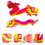 Mlins 5 Sets Drachen Bastelset Latte Papier Diy Kinder 3