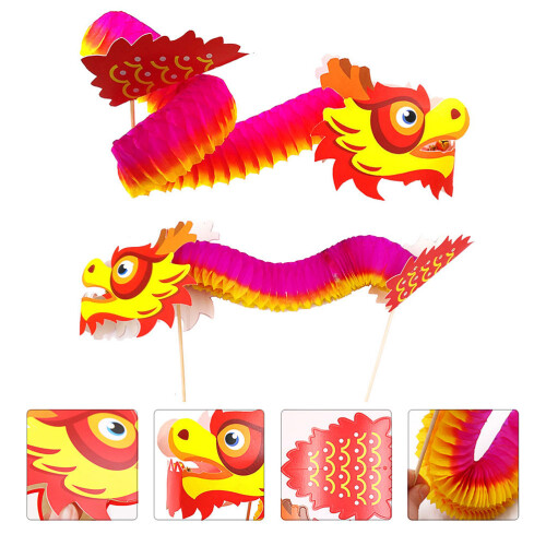 Mlins 5 Sets Drachen Bastelset Latte Papier Diy Kinder 2