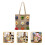 Floral Tote Khaki 1 Set 3