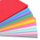 50 Stck Papier Bastelsets Farbiger Karton Schule 11