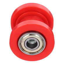 Chain Guide Roller Kettenroller Rot Kunststoff 1
