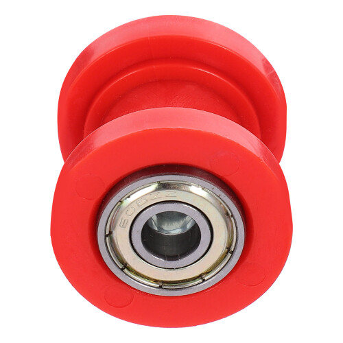 Chain Guide Roller Kettenroller Rot Kunststoff 1