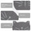 1 Kattenbakmat Anti-slip Pads Pvc 2
