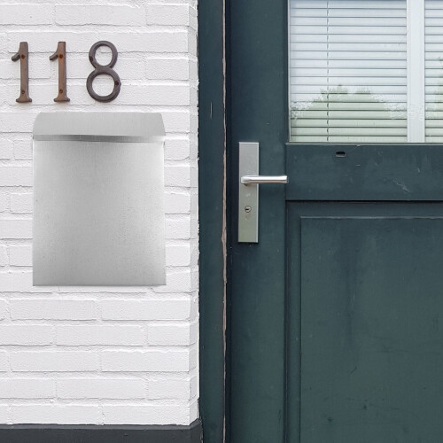 Worgeous Hangende Vergrendelbare Brievenbus Van Aluminium 2