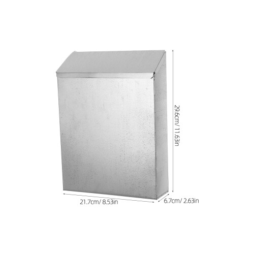 Worgeous Hangende Vergrendelbare Brievenbus Van Aluminium 1