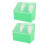 Pigeon Feeder Box Trog 2 Set 6,7 X 5,5 X 3,7 Inch 1