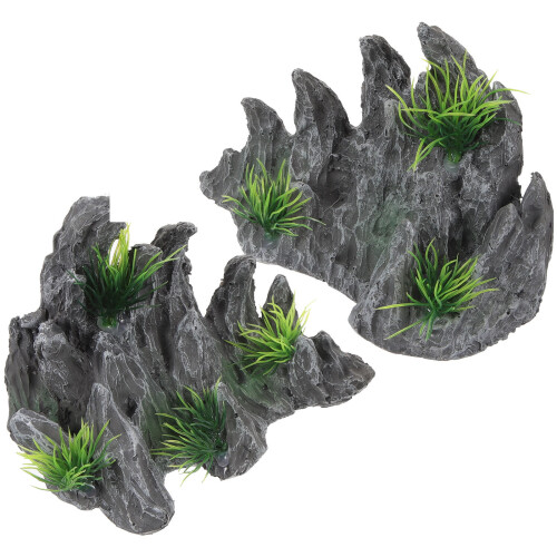 2 Aquariumdecoratie Vacuüm Grind 14x10,2 Cm 2