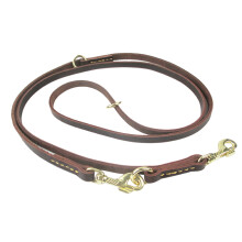 1Pièces Laisse Pet En Cuir Rouge Robuste Confortable Pour Chiens