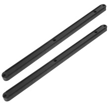 2 Stuks Lade Glijbanen Legplank Glijders Vervangingsrail Zwart