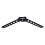 Mlins 2 Stks Boogstand Antislip Zwart 10