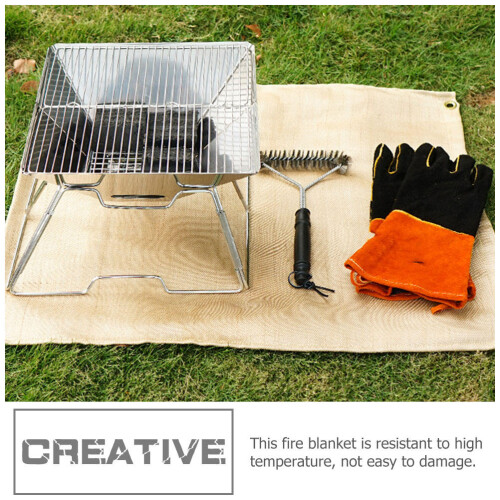 Picnic Beschermende Pad Glasvezel 1 Set 19,7 X 19,7 Inch 2