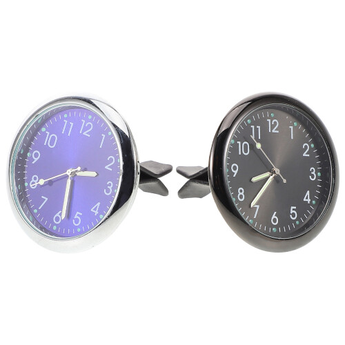 2Stk Vent Clock Armaturenbrett Lüftungsschlitz Innendekor