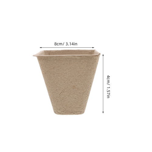 Growing Cups Papier 50 3,14x3,14x1,57 Zoll 1