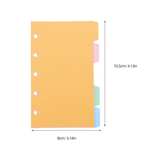 2 Sets Ringbuch Trenner Mit Index Für Büroorganisation 1