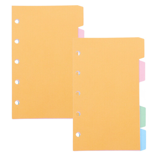 2 Sets Ringbuch Trenner Mit Index Für Büroorganisation 2