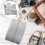 1 Set Reise Verpacken Grau Polyester 34x24x12 Cm 4