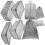1 Set Reise Verpacken Grau Polyester 34x24x12 Cm 10