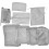 1 Set Reise Verpacken Grau Polyester 34x24x12 Cm 5