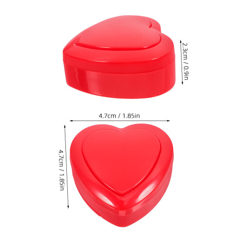Heartbeat Sound Maker Angst Simulator Geanimeerd Plastic Rood 1