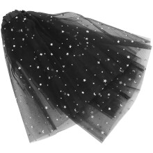 Girl’s Tutu Glitter Ballet Tulle Rok Zwart