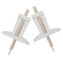 Accurate Measurement Metalen Dieptemeter Voor 2 Set