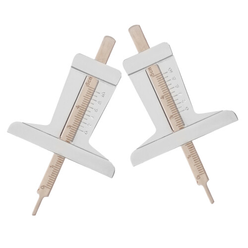 Accurate Measurement Metalen Dieptemeter Voor 2 Set