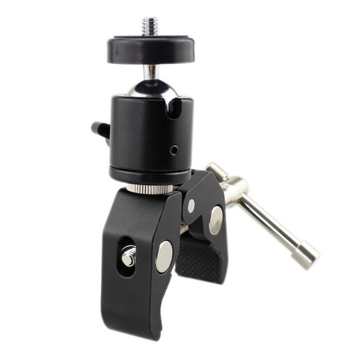 Ballhoofd Panteklem Adapter Zwart 2