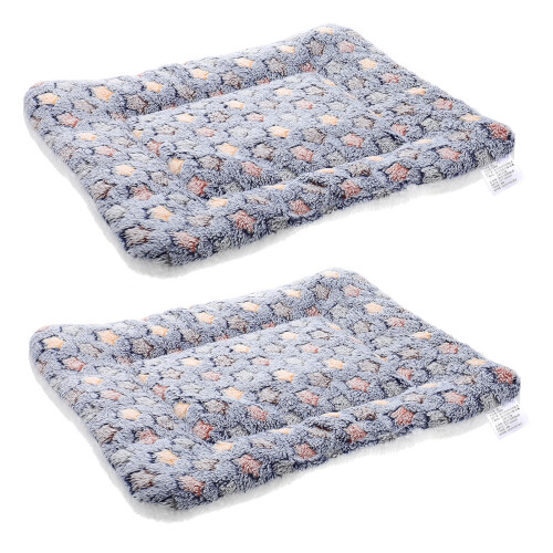 2 Hondenbed Fleece Hondenslaapmat Binnengebruik