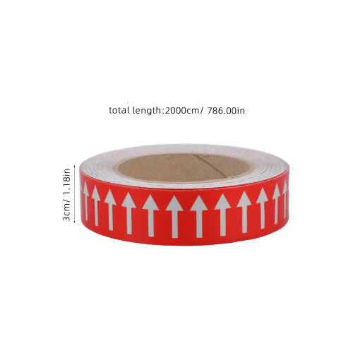 Board Stickers Pipe Arrow Labels 2000,00x3,00x0,10 Cm 1