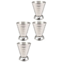 Roestvrij Maatbeker 4 Stuks 2,71x2,16x2,16 Inch