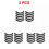 (30 Pcs) 10/20/30 Pcs/set Black Replacement Eyelash Curler Refill Silicone Pads Makeup Curling Styling Tools Eyelash Replacement Tool 1