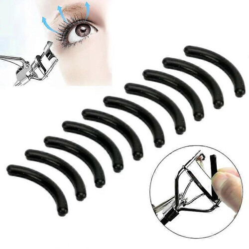(10 Pcs) 10/20/30 Pcs/set Black Replacement Eyelash Curler Refill Silicone Pads Makeup Curling Styling Tools Eyelash Replacement Tool 2