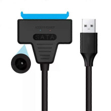 (USB2.0-A DC Power) RYRA SATA To Dual USB3.0 Adapter Converter Lines JMS578 Adapter Cable For 2.5 Inch SATA/HDD Plug And Play Without Driver Softwar