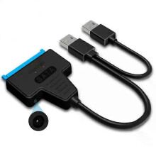 (Dual USB3.0-A) RYRA SATA To Dual USB3.0 Adapter Converter Lines JMS578 Adapter Cable For 2.5 Inch SATA/HDD Plug And Play Without Driver Softwar