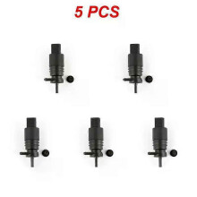 (5pcs) Car Windshield Washer Pump Wiper Water Jet Motor With Rubber Washer 67128362154 Modified Accessories For BMW E46 E38 E39 E60 E65