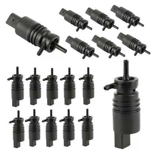 (1pc) Car Windshield Washer Pump Wiper Water Jet Motor With Rubber Washer 67128362154 Modified Accessories For BMW E46 E38 E39 E60 E65 1