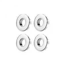 (4PCS A) 5/1pcs Sink Hole Overflow Cover For Kitchen Bathroom Basin Decoration Tub Drain Cover Sink Wash Basin Round Overflow Ring Plug