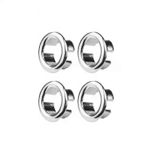 (4PCS D) 5/1pcs Sink Hole Overflow Cover For Kitchen Bathroom Basin Decoration Tub Drain Cover Sink Wash Basin Round Overflow Ring Plug