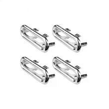 (4PCS F) 5/1pcs Sink Hole Overflow Cover For Kitchen Bathroom Basin Decoration Tub Drain Cover Sink Wash Basin Round Overflow Ring Plug