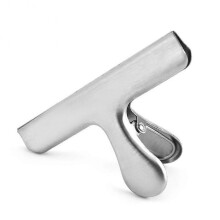 (L 12CM, 1pc) 1~8PCS Stainless Steel Food Sealer Clip Dust-proof Storage Bag Sealing Document Receipt Ticket Clamp Packing for Home Kitchen