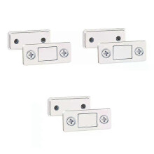 (3sets) 5/1 Sets Strong Door Closer Magnetic Door Catch Latch Door Magnet Furniture Cabinet Cupboard Screw / Sticker Ultra Thin