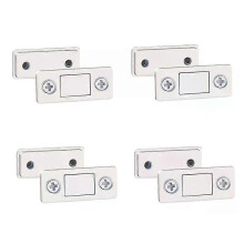 (4sets) 5/1 Sets Strong Door Closer Magnetic Door Catch Latch Door Magnet Furniture Cabinet Cupboard Screw / Sticker Ultra Thin