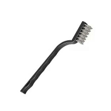 (1pc) 1~10PCS lot Mini Stainless Steel Rust Brush Brass Cleaning Polishing Detail Metal Brush Wire Toothbrush Cleaning Tools Gadgets