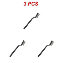 (3pcs) 1~10PCS lot Mini Stainless Steel Rust Brush Brass Cleaning Polishing Detail Metal Brush Wire Toothbrush Cleaning Tools Gadgets