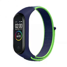 (A10) Nylon Strap For Xiaomi Mi Band 4/5/6/7 Bracelet Wristband Sports Breathable Bracelet For Miband 4/5/6/7 Replacement Correa Strap