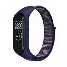 (A16) Nylon Strap For Xiaomi Mi Band 4/5/6/7 Bracelet Wristband Sports Breathable Bracelet For Miband 4/5/6/7 Replacement Correa Strap