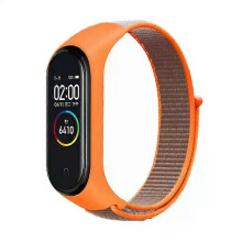 (A1) Nylon Strap For Xiaomi Mi Band 4/5/6/7 Bracelet Wristband Sports Breathable Bracelet For Miband 4/5/6/7 Replacement Correa Strap