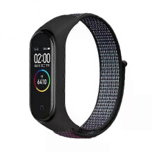 (A3) Nylon Strap For Xiaomi Mi Band 4/5/6/7 Bracelet Wristband Sports Breathable Bracelet For Miband 4/5/6/7 Replacement Correa Strap