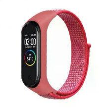 (A8) Nylon Strap For Xiaomi Mi Band 4/5/6/7 Bracelet Wristband Sports Breathable Bracelet For Miband 4/5/6/7 Replacement Correa Strap